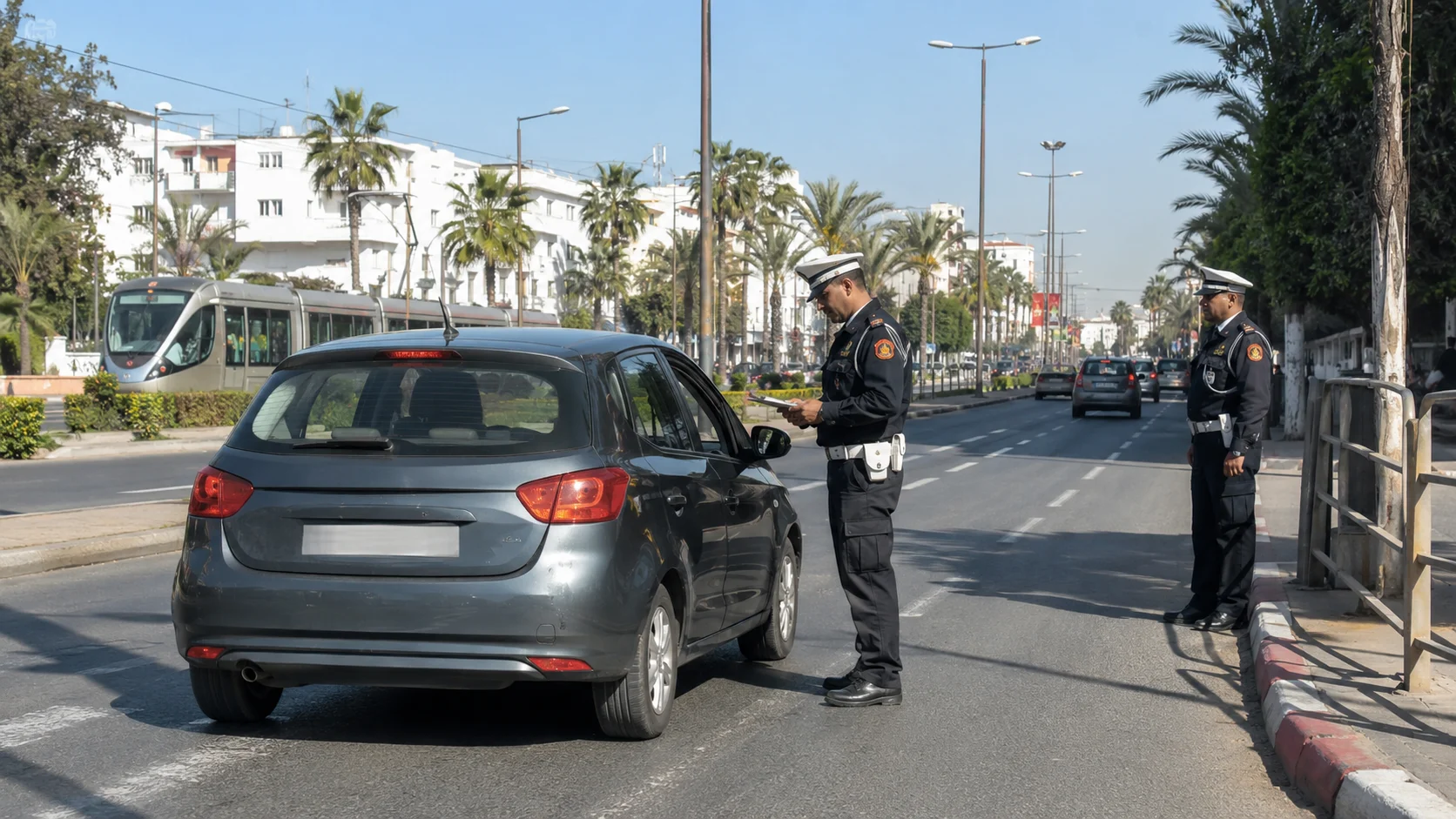 driving in Rabat with foreign licence
